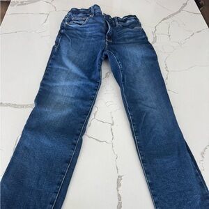 Good American Medium Blue Straight Leg Jeans